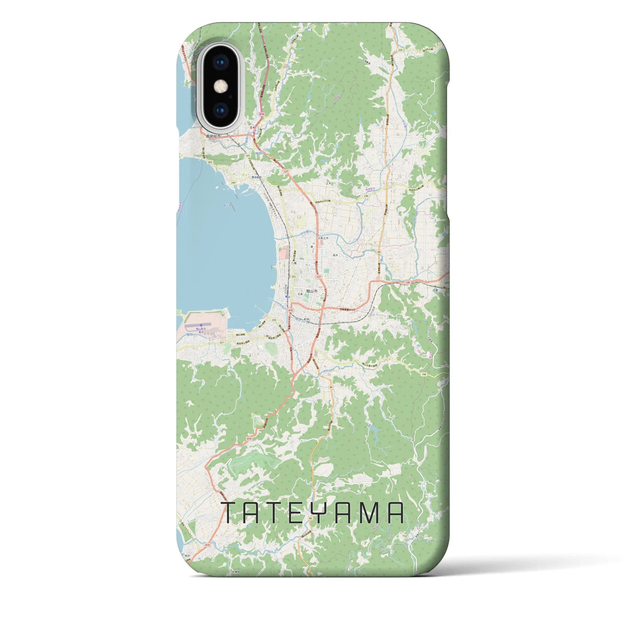 【館山(千葉県)】地図柄iPhoneケース(バックカバータイプ)