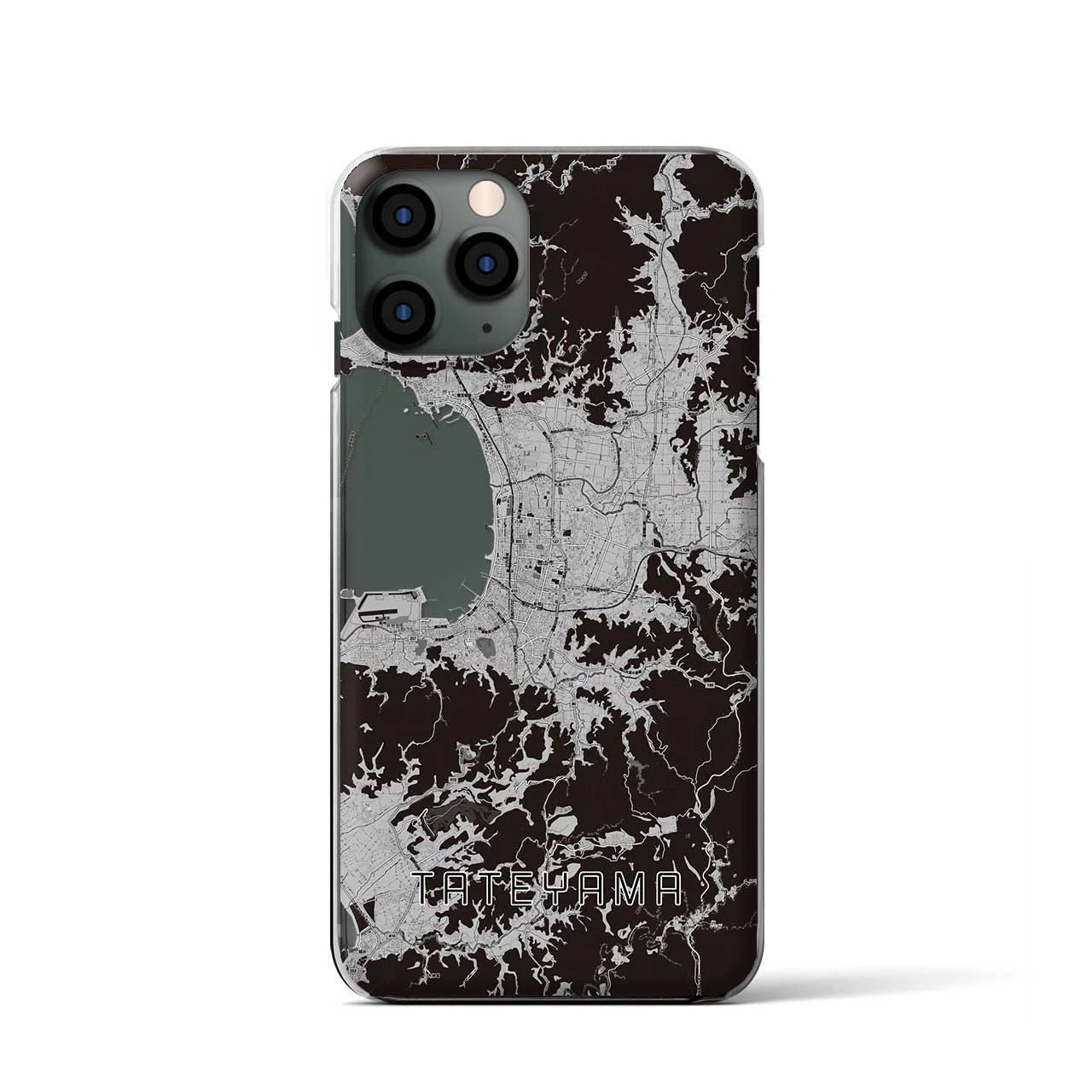 【館山(千葉県)】地図柄iPhoneケース(クリアタイプ)