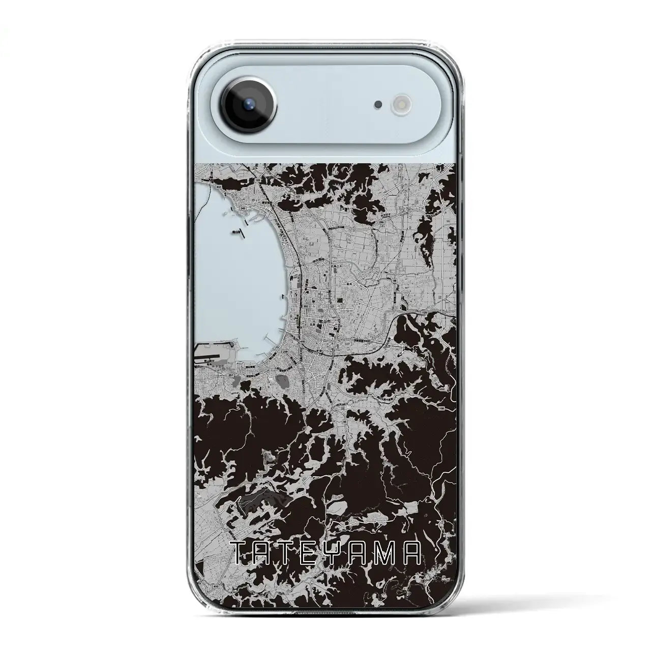 【館山(千葉県)】地図柄iPhoneケース(クリアタイプ)