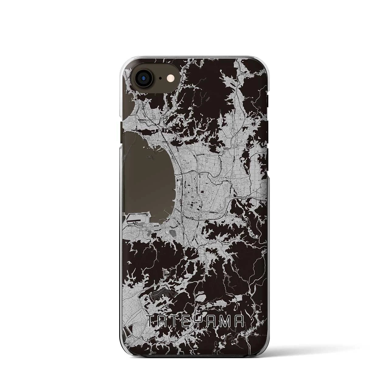 【館山(千葉県)】地図柄iPhoneケース(クリアタイプ)