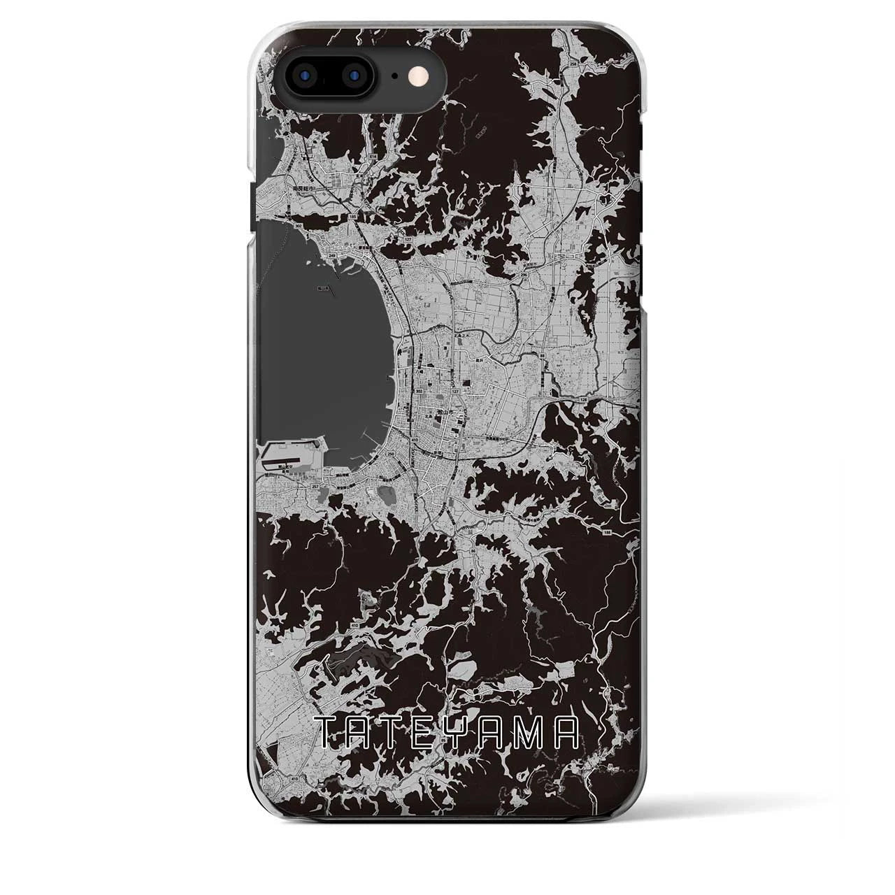 【館山(千葉県)】地図柄iPhoneケース(クリアタイプ)