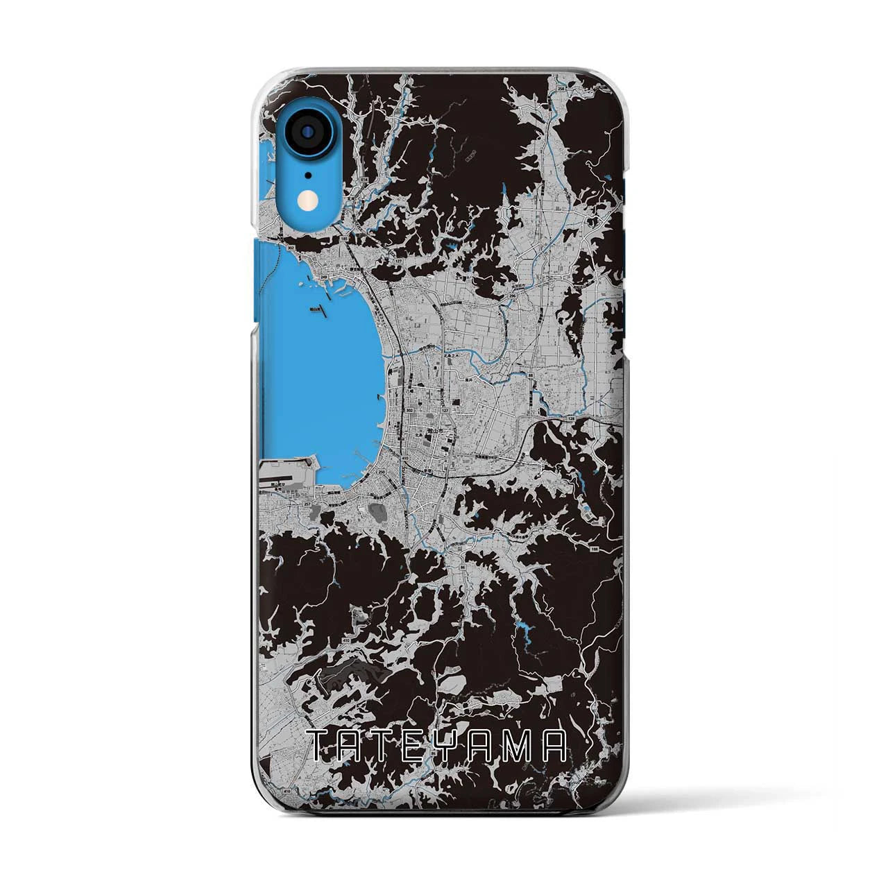 【館山(千葉県)】地図柄iPhoneケース(クリアタイプ)