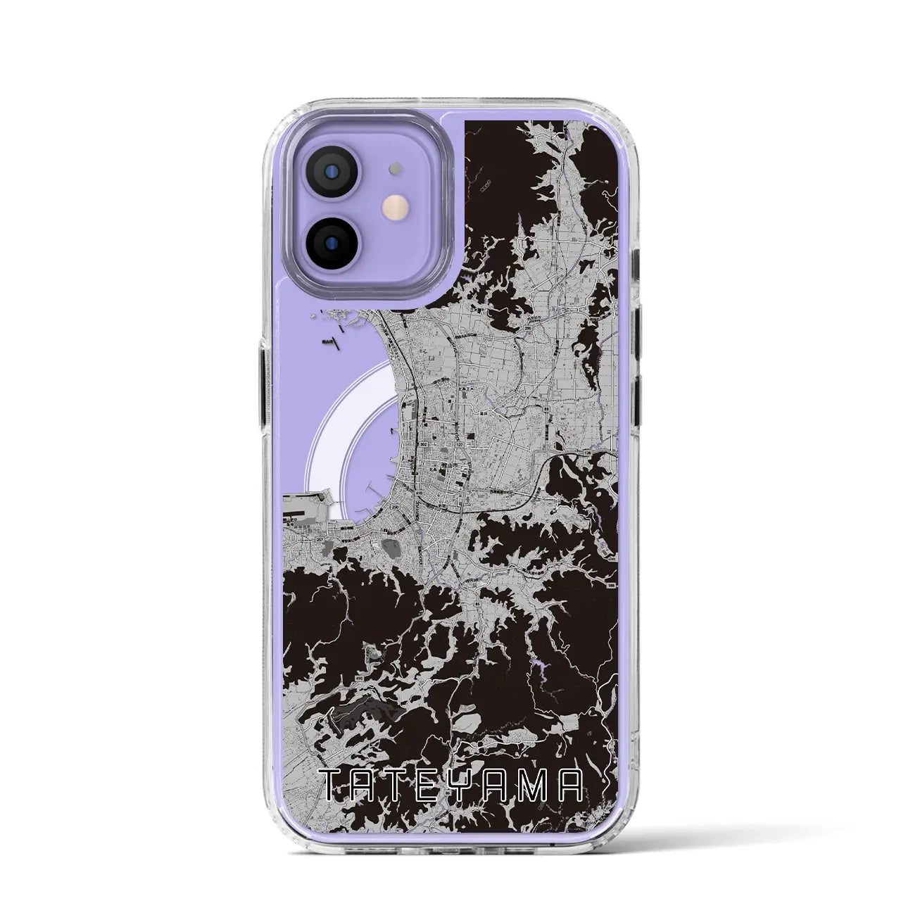 【館山(千葉県)】地図柄iPhoneケース(MagSafeタイプ)