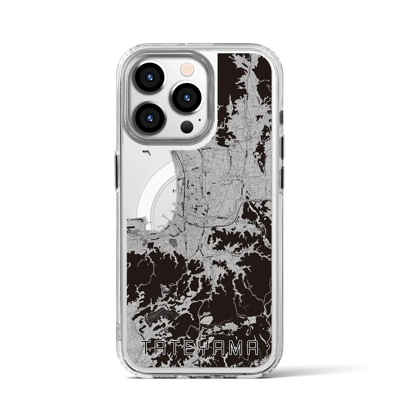 【館山(千葉県)】地図柄iPhoneケース(MagSafeタイプ)