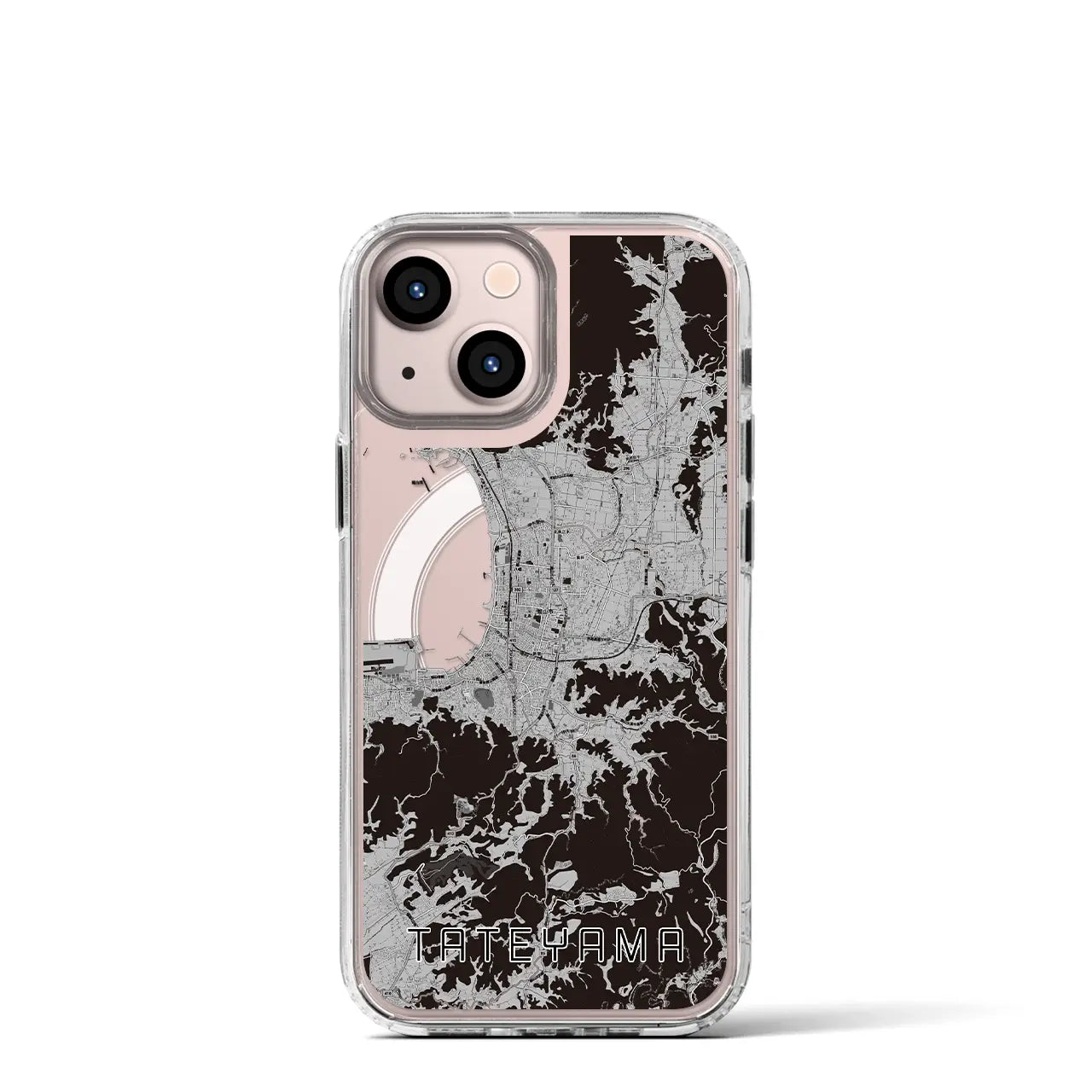 【館山(千葉県)】地図柄iPhoneケース(MagSafeタイプ)