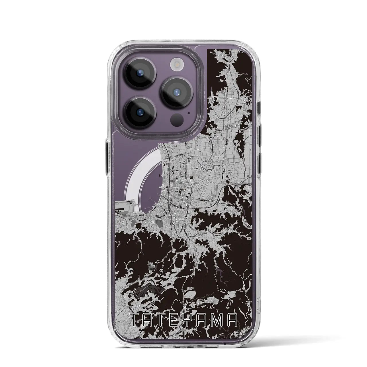 【館山(千葉県)】地図柄iPhoneケース(MagSafeタイプ)