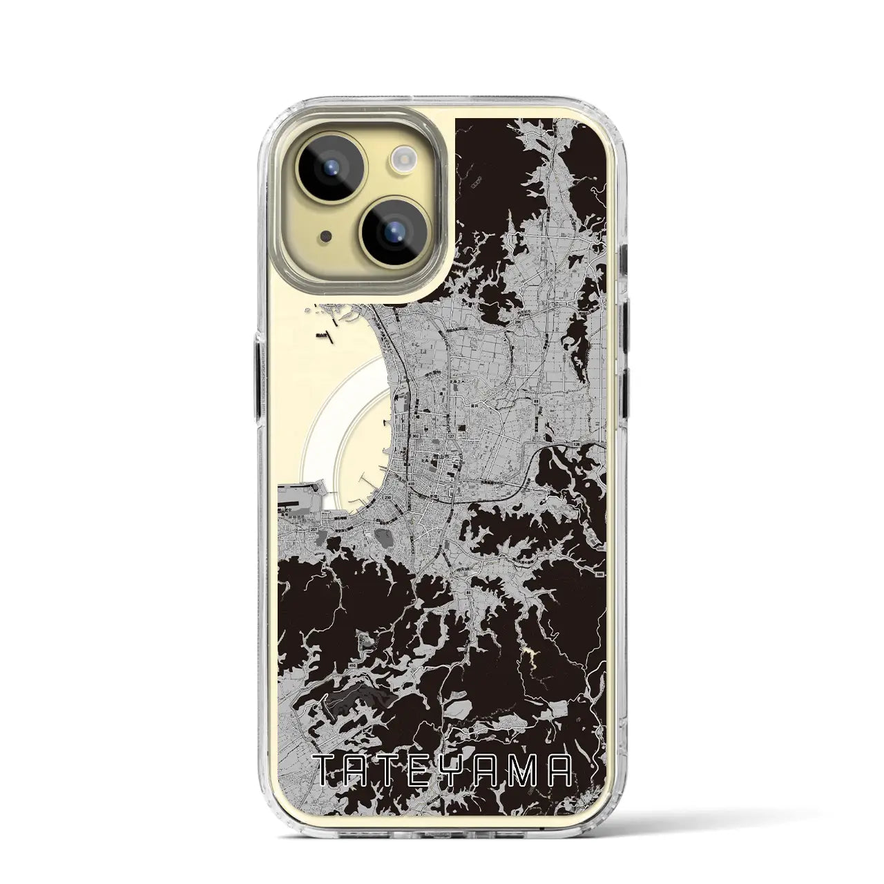 【館山(千葉県)】地図柄iPhoneケース(MagSafeタイプ)