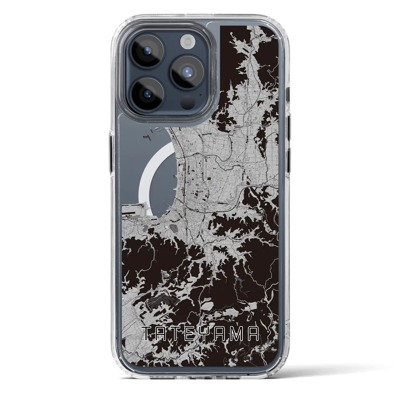 【館山(千葉県)】地図柄iPhoneケース(MagSafeタイプ)