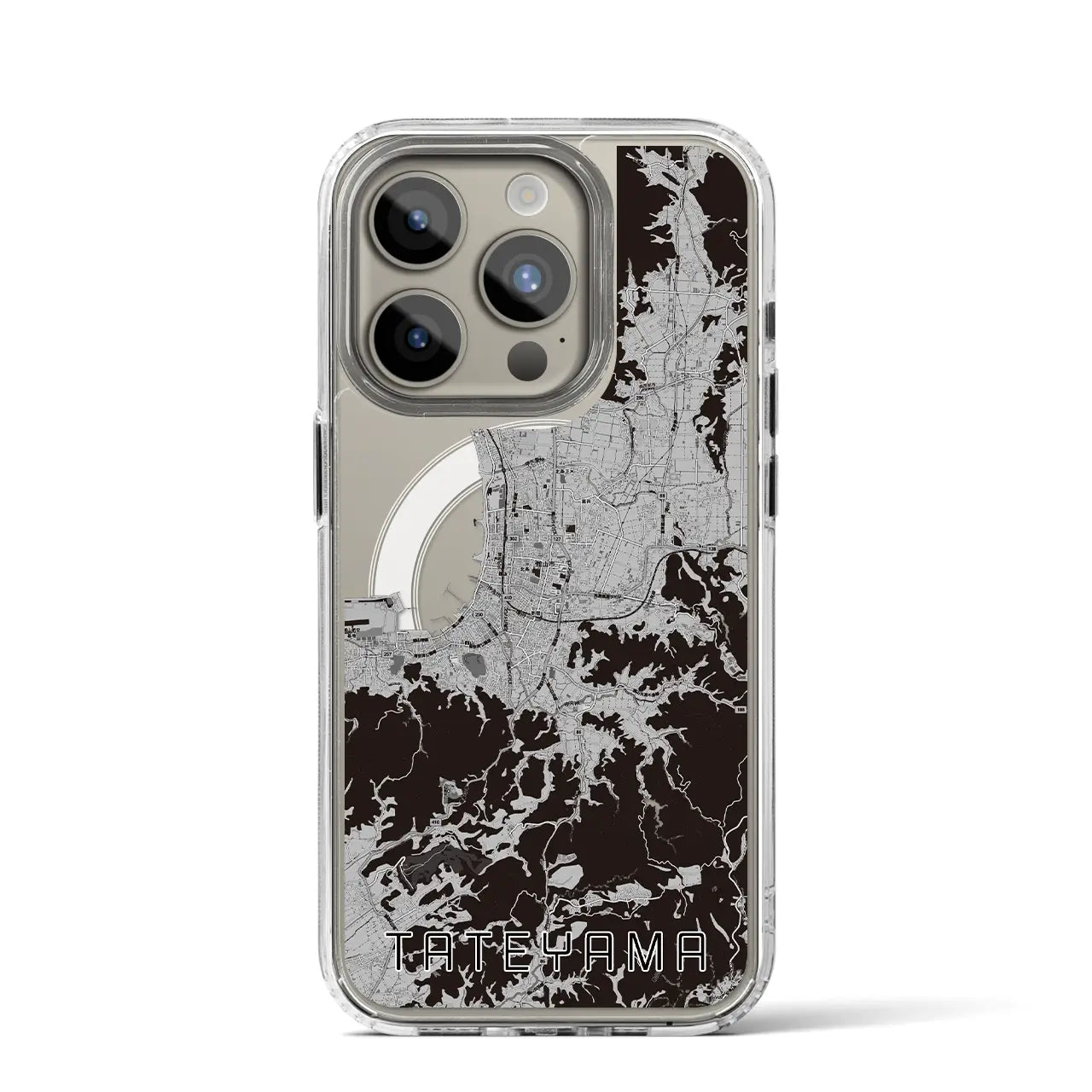 【館山(千葉県)】地図柄iPhoneケース(MagSafeタイプ)