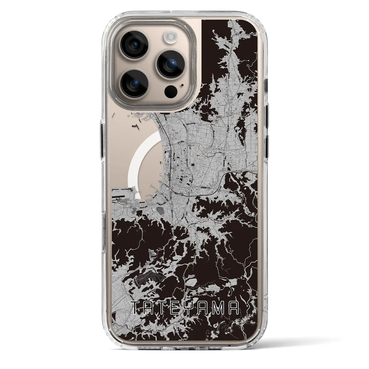 【館山(千葉県)】地図柄iPhoneケース(MagSafeタイプ)