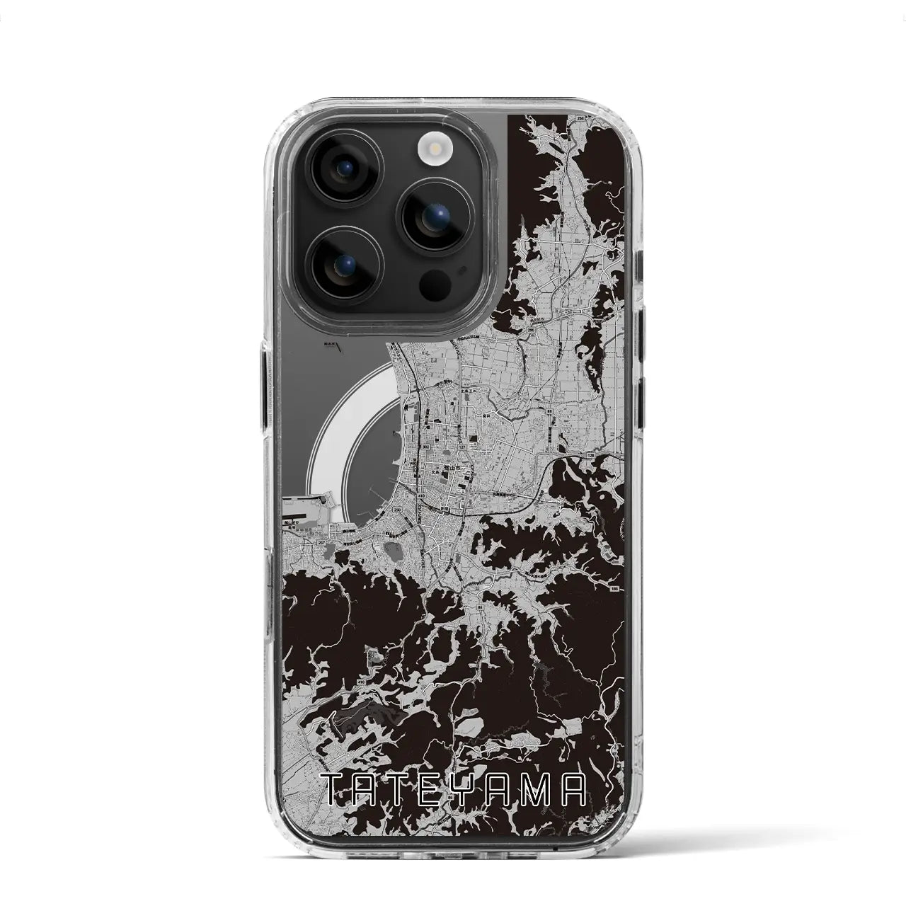 【館山(千葉県)】地図柄iPhoneケース(MagSafeタイプ)