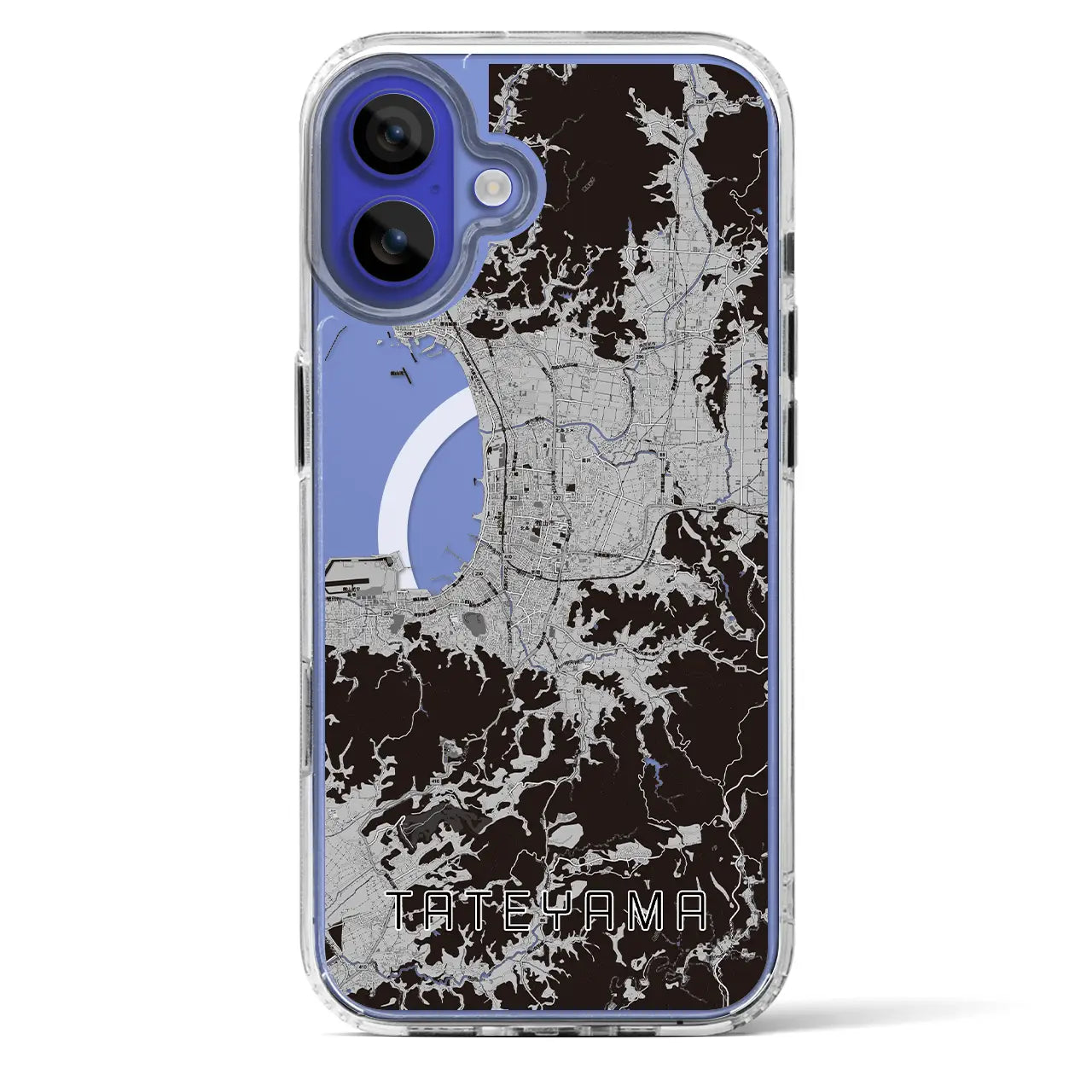 【館山(千葉県)】地図柄iPhoneケース(MagSafeタイプ)