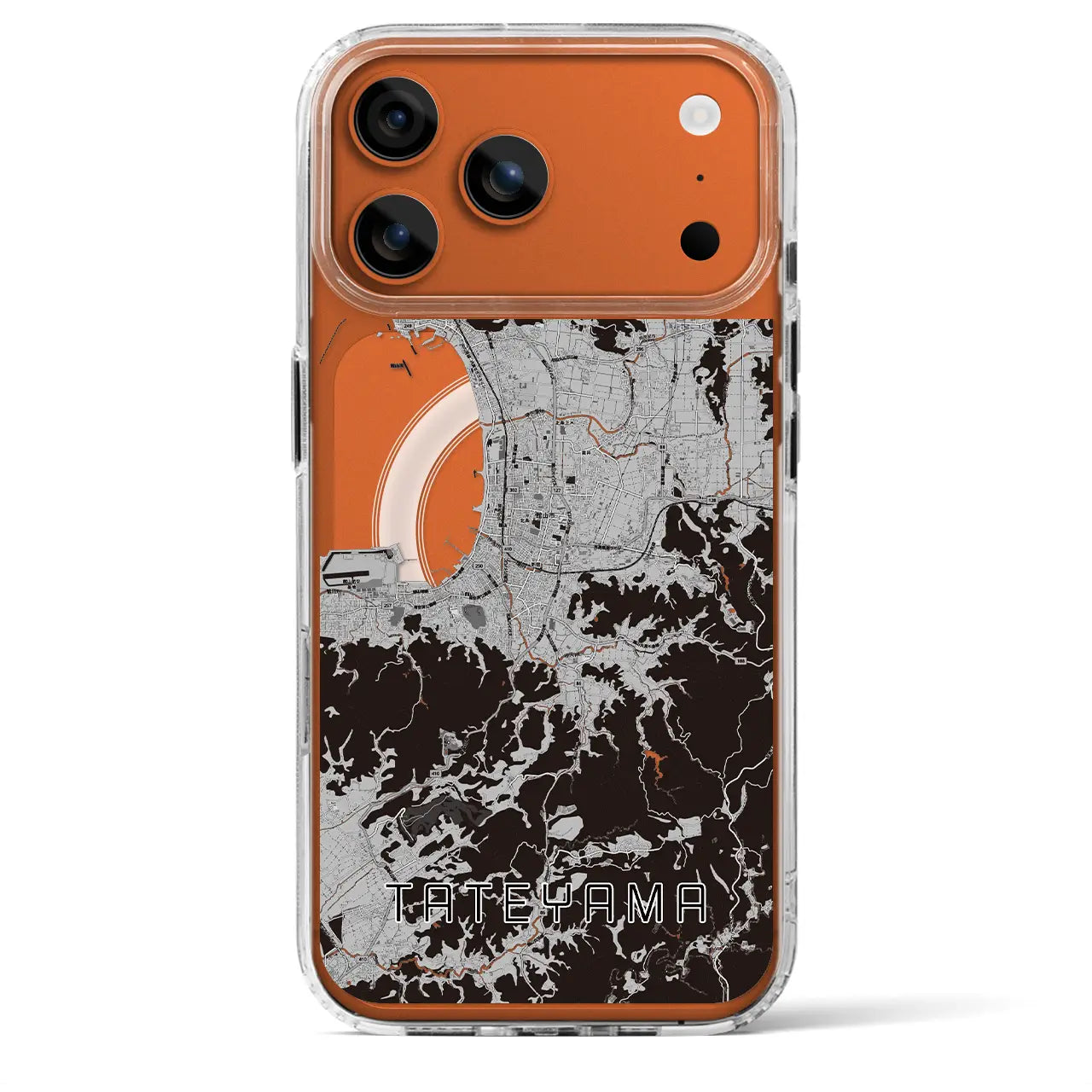 【館山(千葉県)】地図柄iPhoneケース(MagSafeタイプ)