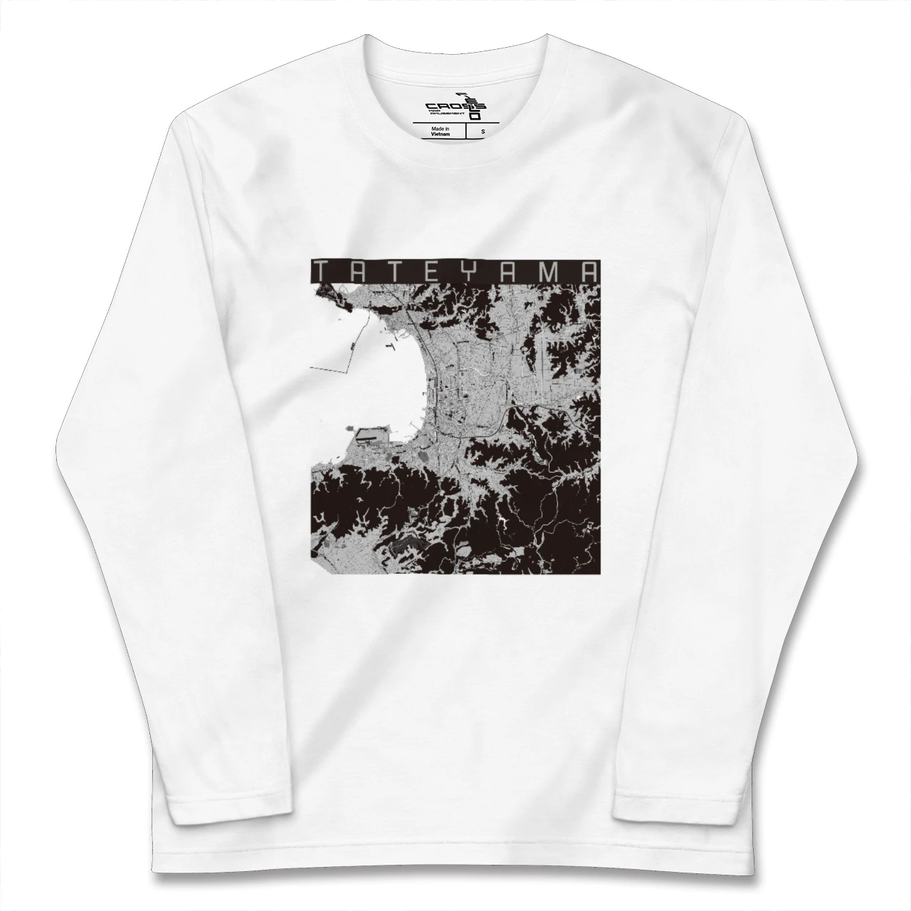 【館山(千葉県)】地図柄ロングスリーブTシャツ