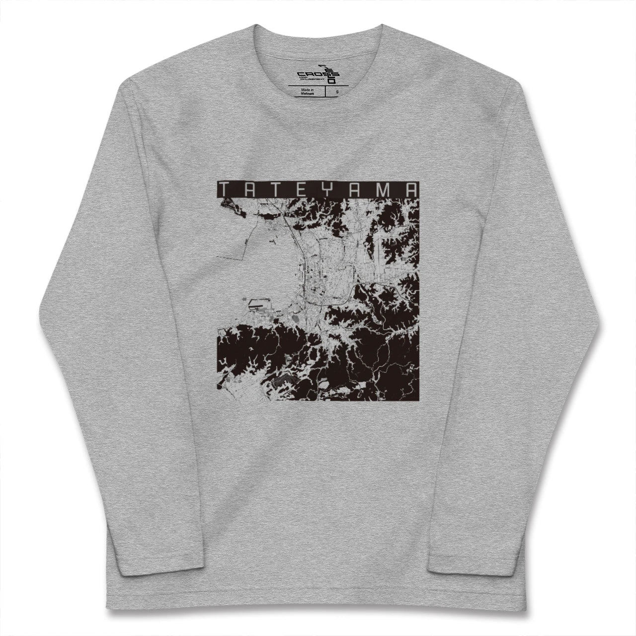 【館山(千葉県)】地図柄ロングスリーブTシャツ