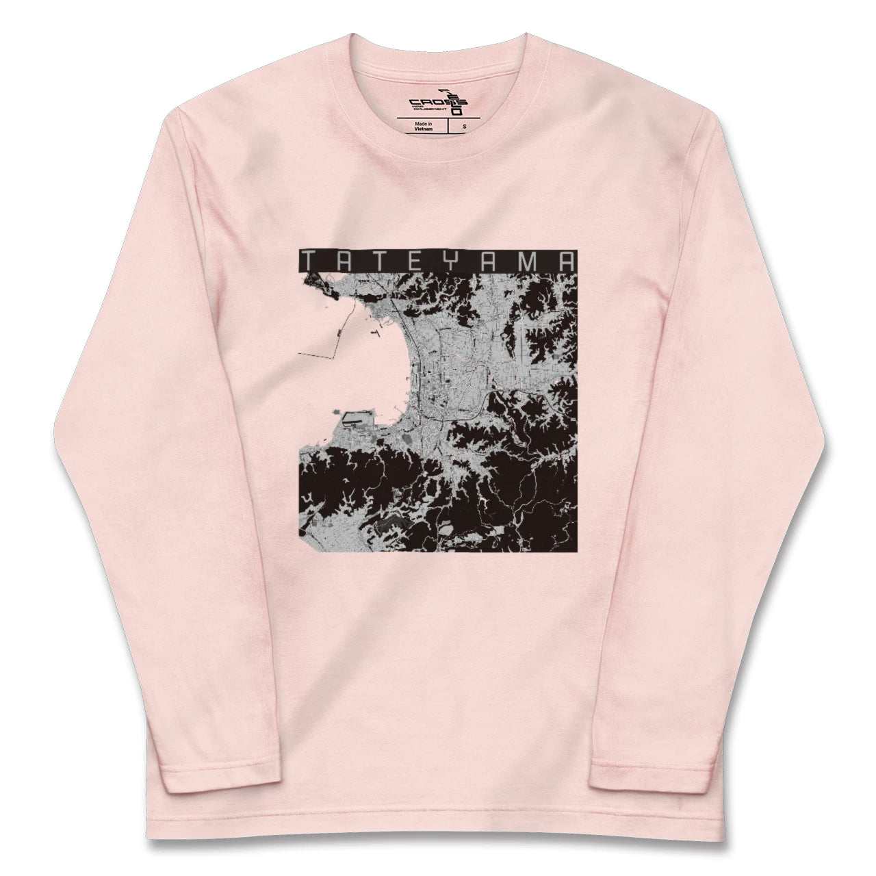 【館山(千葉県)】地図柄ロングスリーブTシャツ