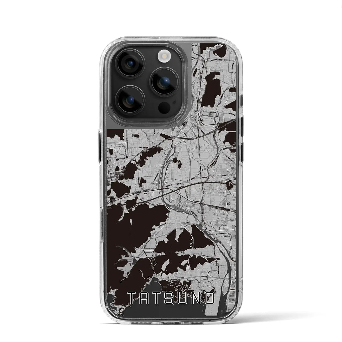 【たつの(兵庫県)】地図柄iPhoneケース(MagSafeタイプ)