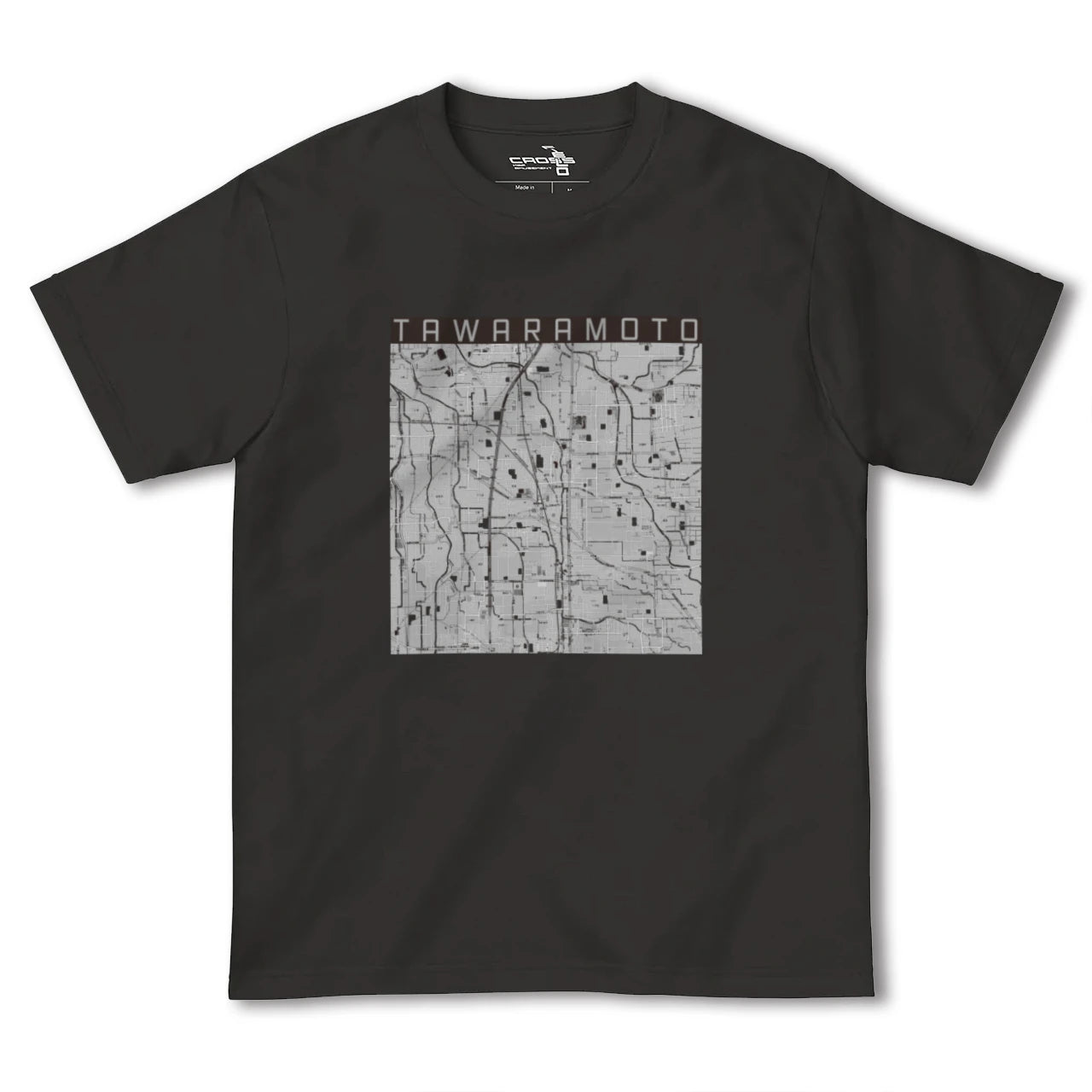 【田原本(奈良県)】地図柄ヘビーウェイトTシャツ