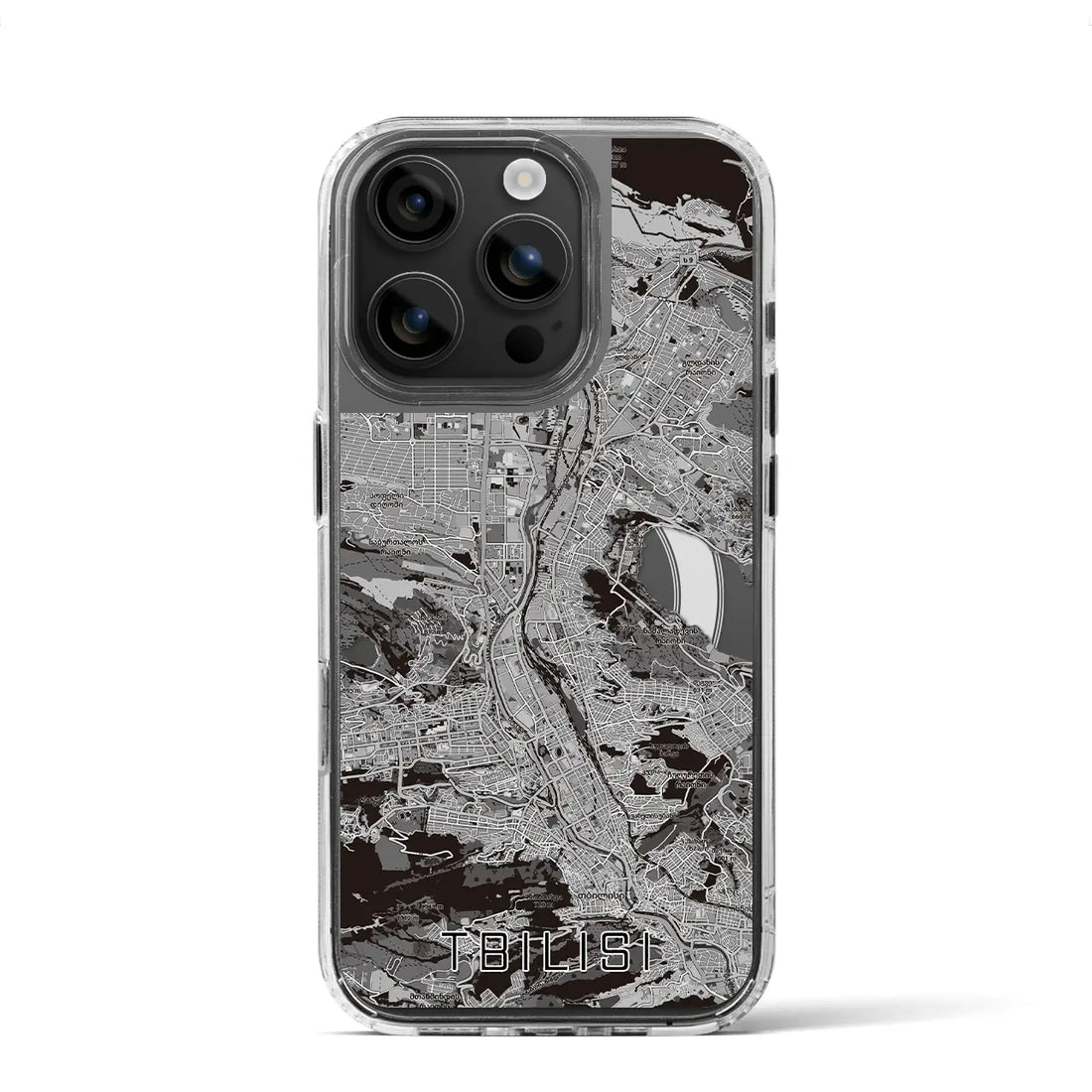 【トビリシ(ジョージア)】地図柄iPhoneケース(MagSafeタイプ)