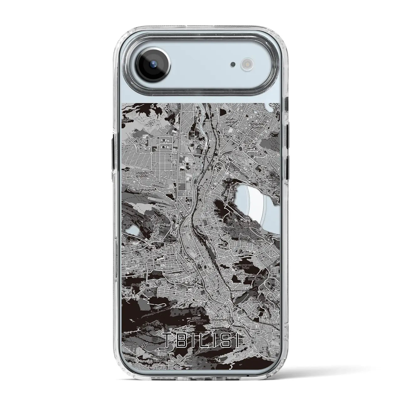 【トビリシ(ジョージア)】地図柄iPhoneケース(MagSafeタイプ)
