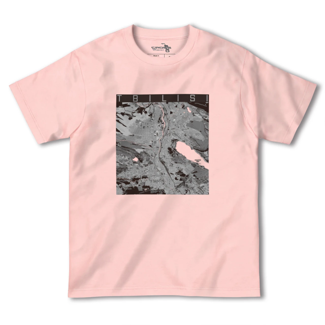 【トビリシ(ジョージア)】地図柄ヘビーウェイトTシャツ