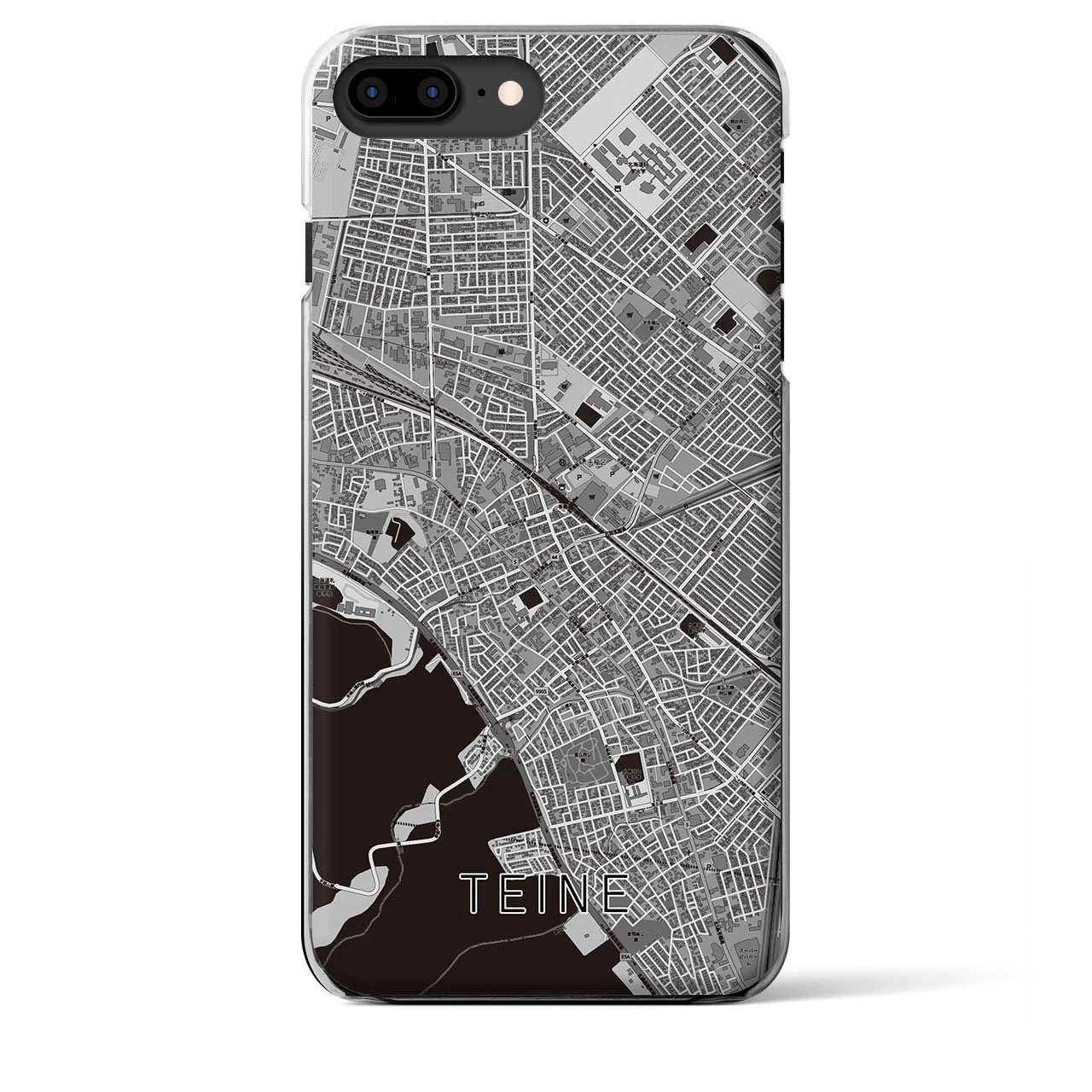 【手稲(北海道)】地図柄iPhoneケース(クリアタイプ)