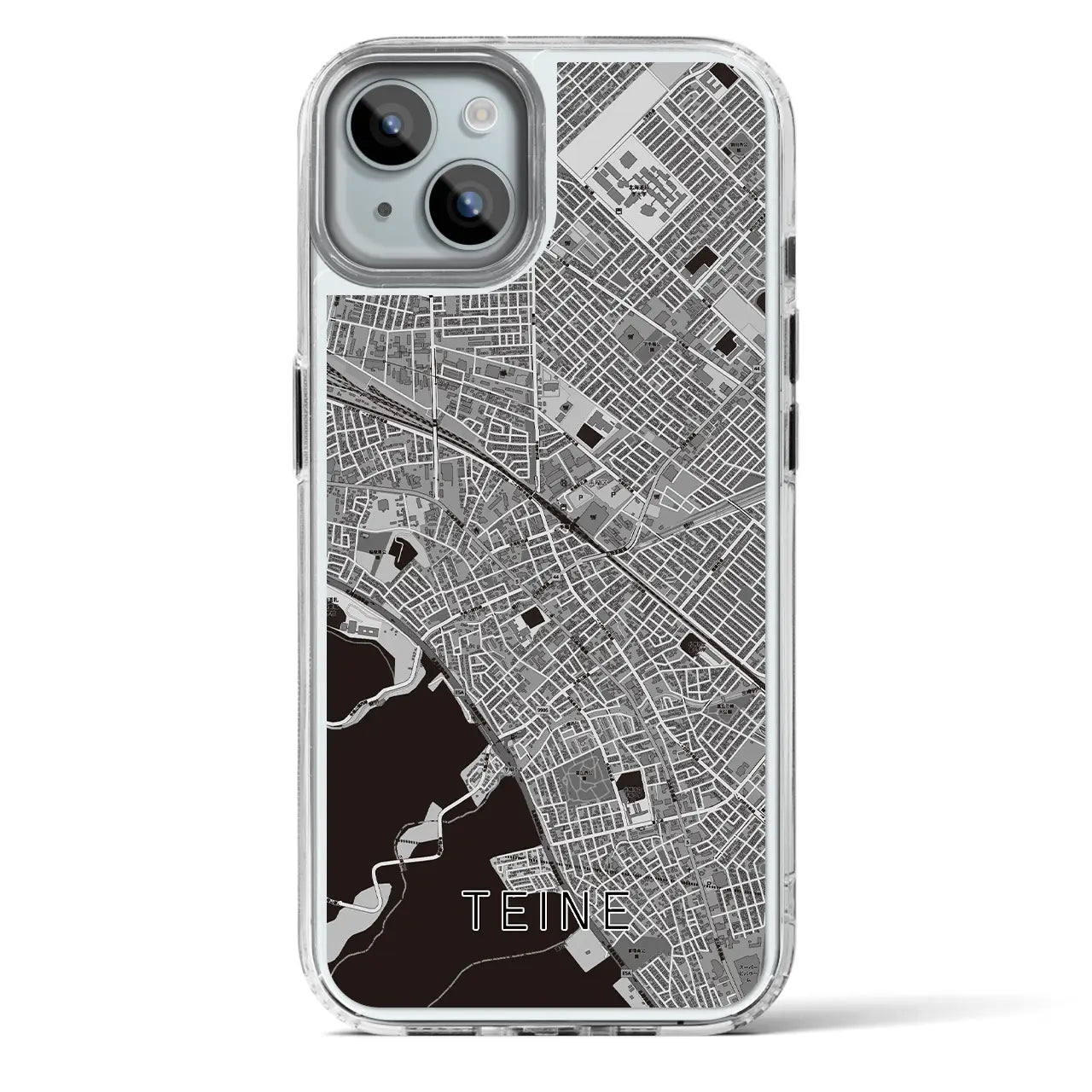 【手稲(北海道)】地図柄iPhoneケース(MagSafeタイプ)