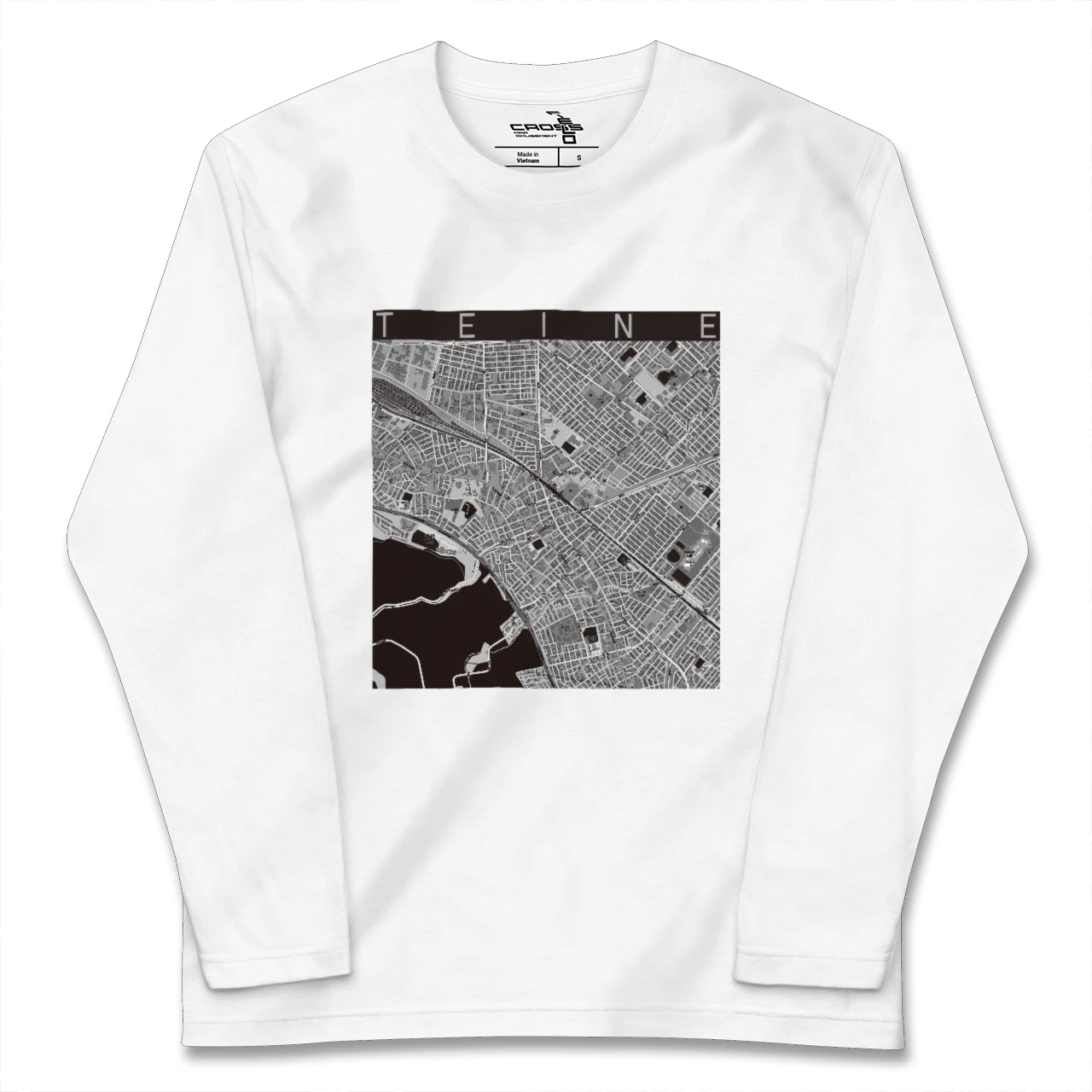 【手稲(北海道)】地図柄ロングスリーブTシャツ