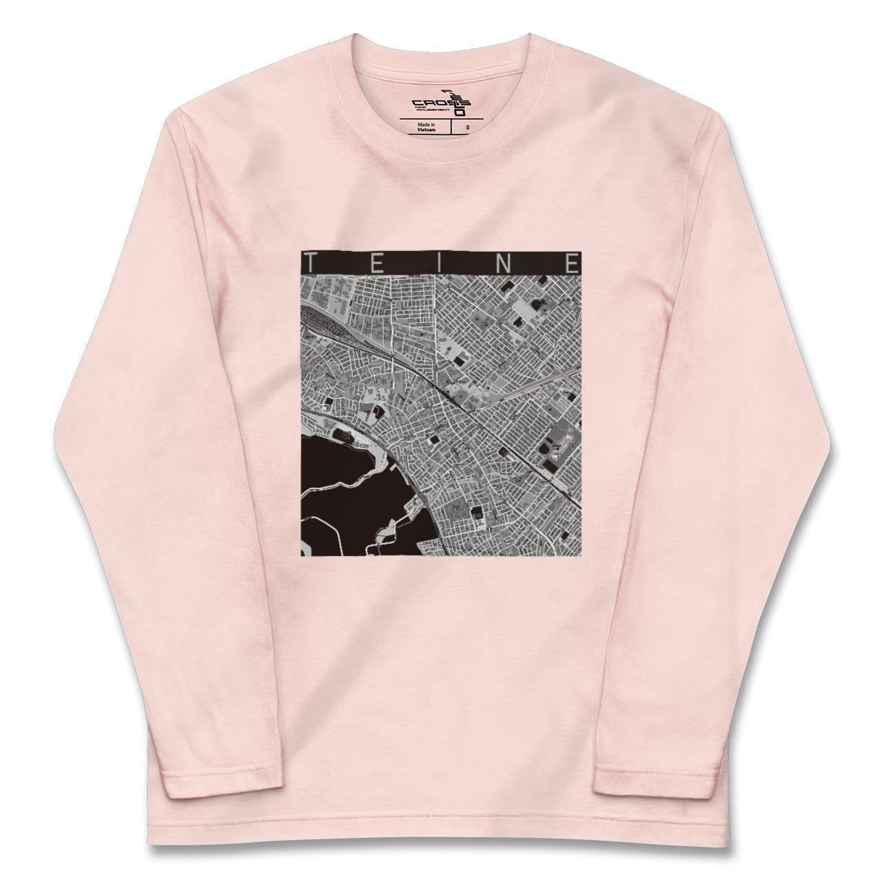 【手稲(北海道)】地図柄ロングスリーブTシャツ