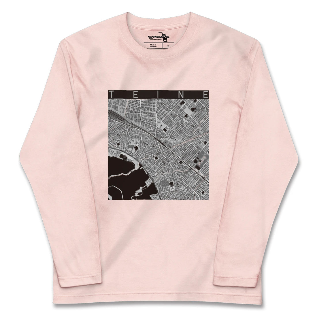 【手稲(北海道)】地図柄ロングスリーブTシャツ