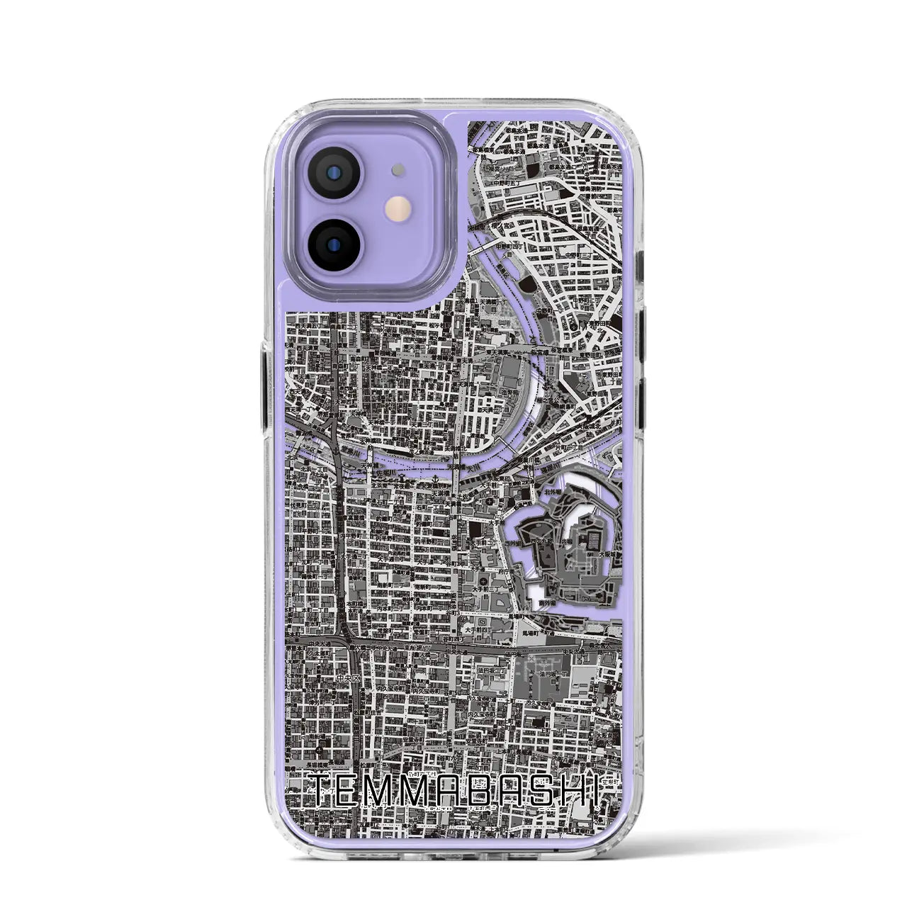 【天満橋(大阪府)】地図柄iPhoneケース(MagSafeタイプ)