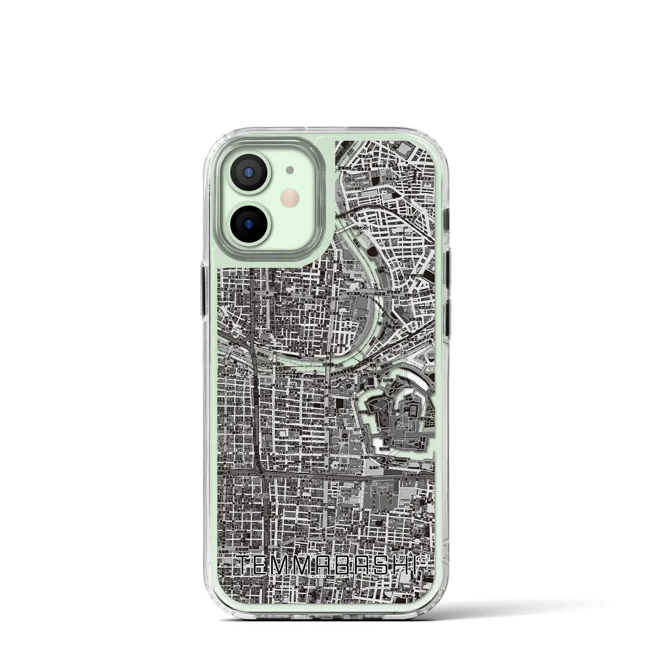 【天満橋(大阪府)】地図柄iPhoneケース(MagSafeタイプ)