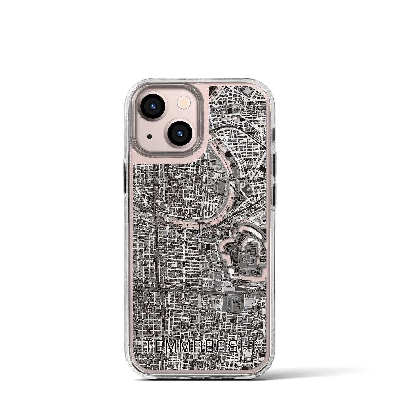 【天満橋(大阪府)】地図柄iPhoneケース(MagSafeタイプ)