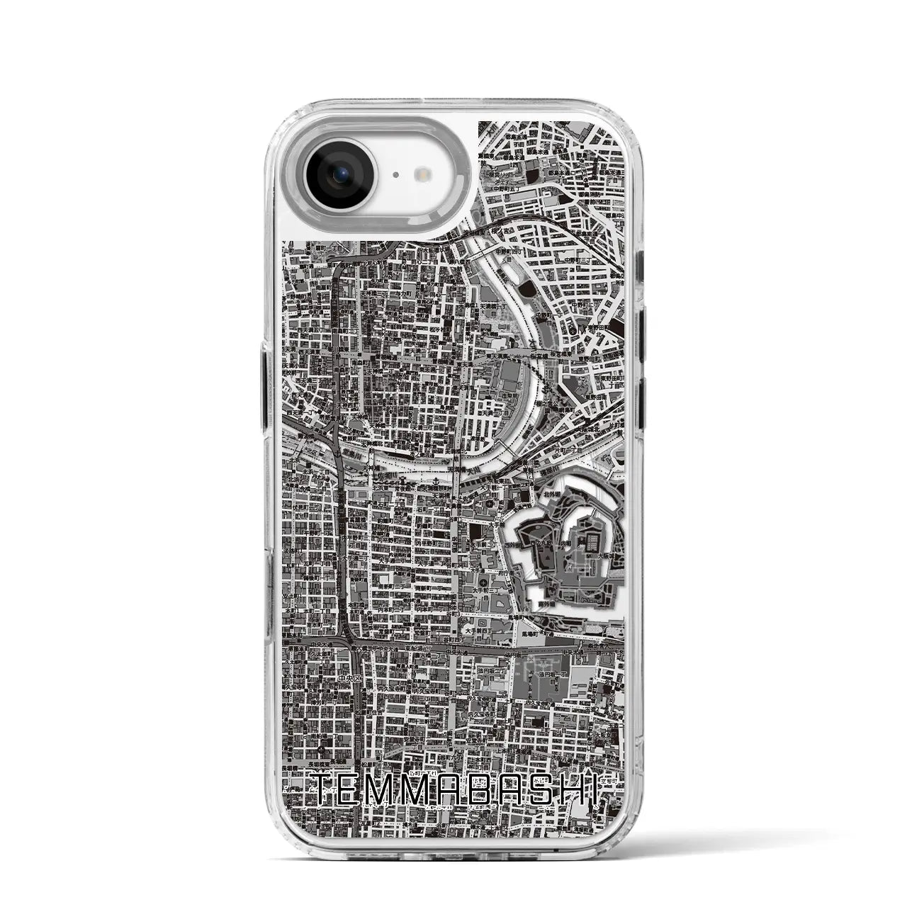 【天満橋(大阪府)】地図柄iPhoneケース(MagSafeタイプ)