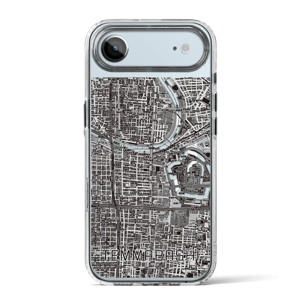 【天満橋(大阪府)】地図柄iPhoneケース(MagSafeタイプ)