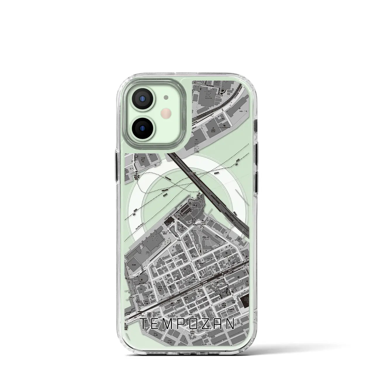 【天保山(大阪府)】地図柄iPhoneケース(MagSafeタイプ)