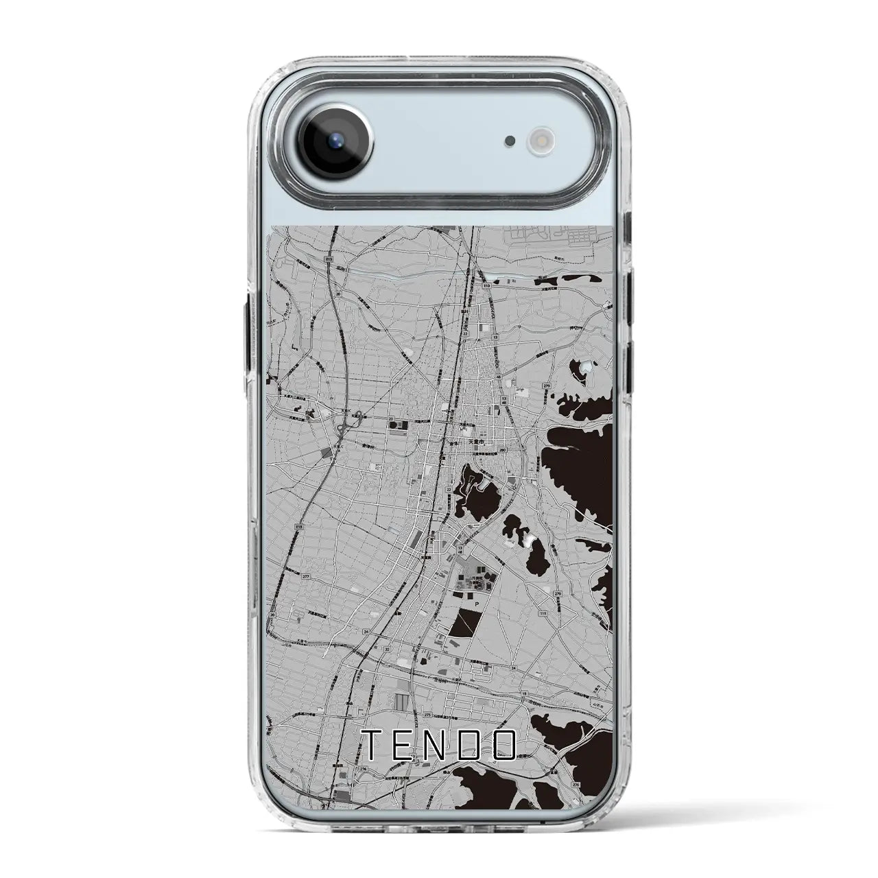 【天童(山形県)】地図柄iPhoneケース(MagSafeタイプ)