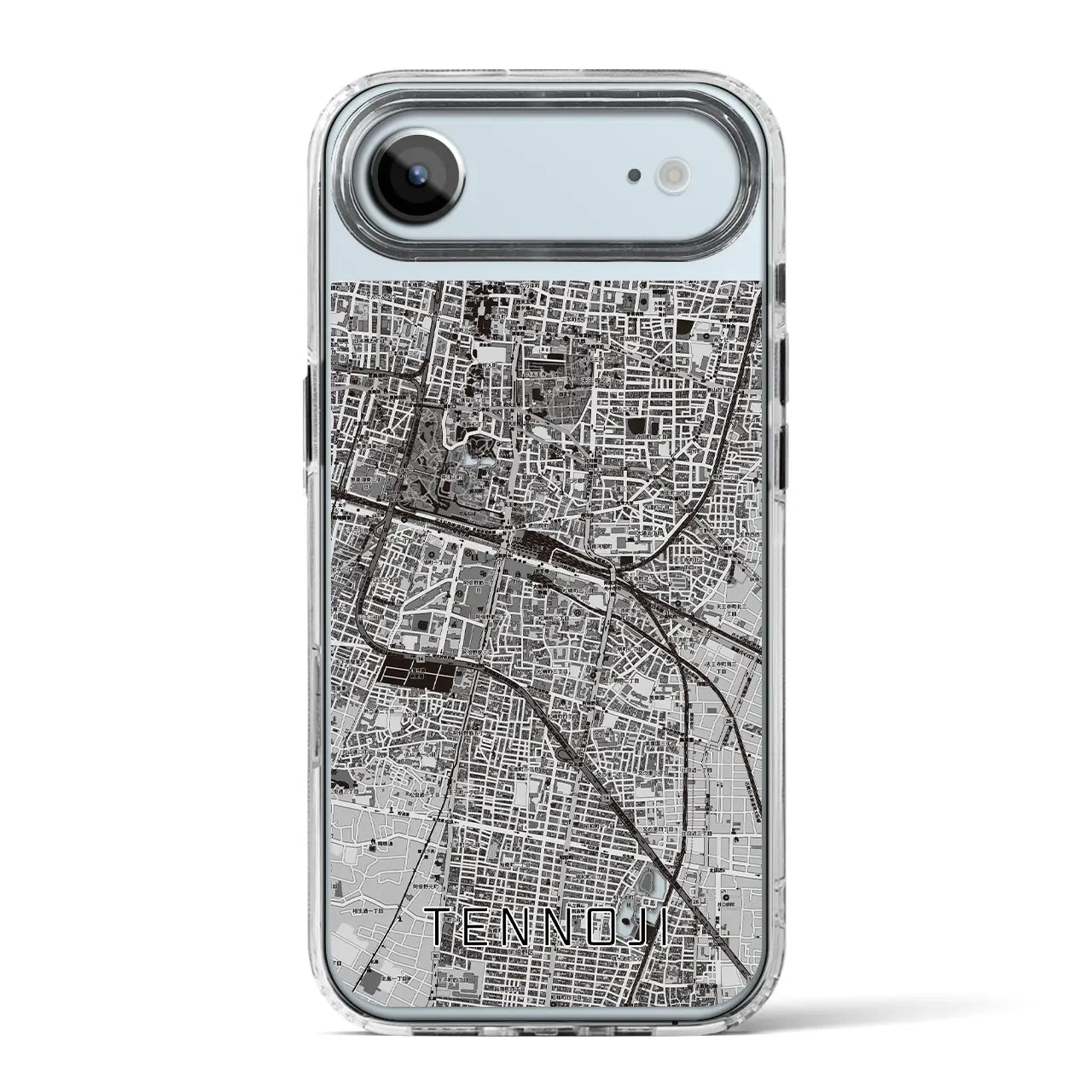 【天王寺(大阪府)】地図柄iPhoneケース(MagSafeタイプ)