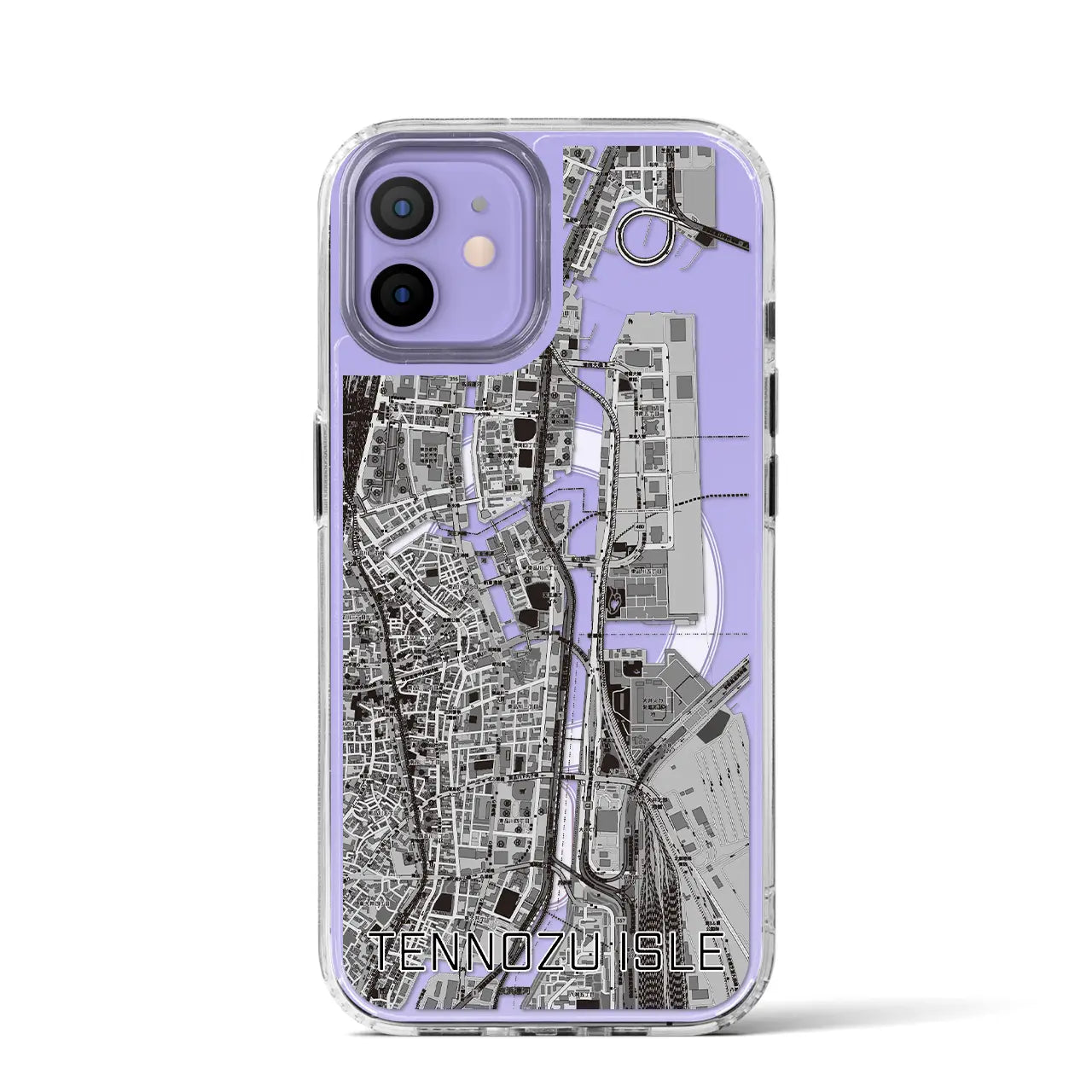 【天王洲アイル(東京都)】地図柄iPhoneケース(MagSafeタイプ)
