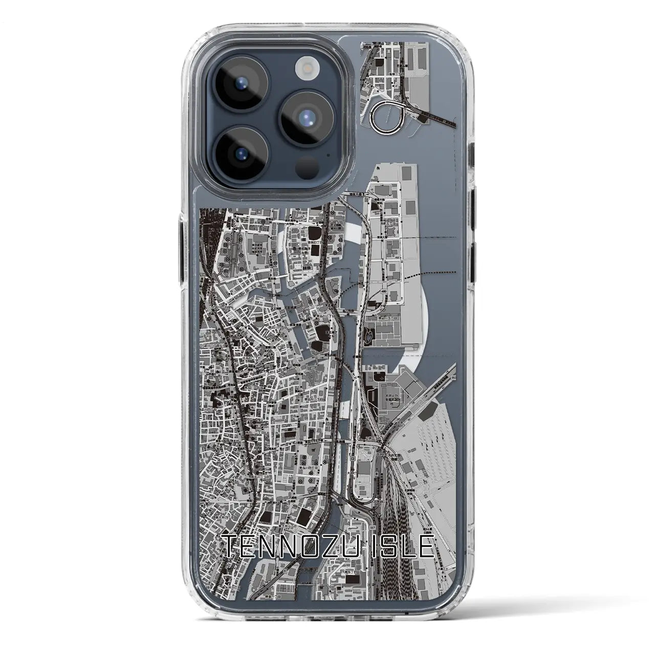 【天王洲アイル(東京都)】地図柄iPhoneケース(MagSafeタイプ)