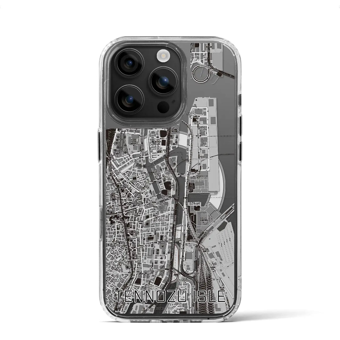 【天王洲アイル(東京都)】地図柄iPhoneケース(MagSafeタイプ)