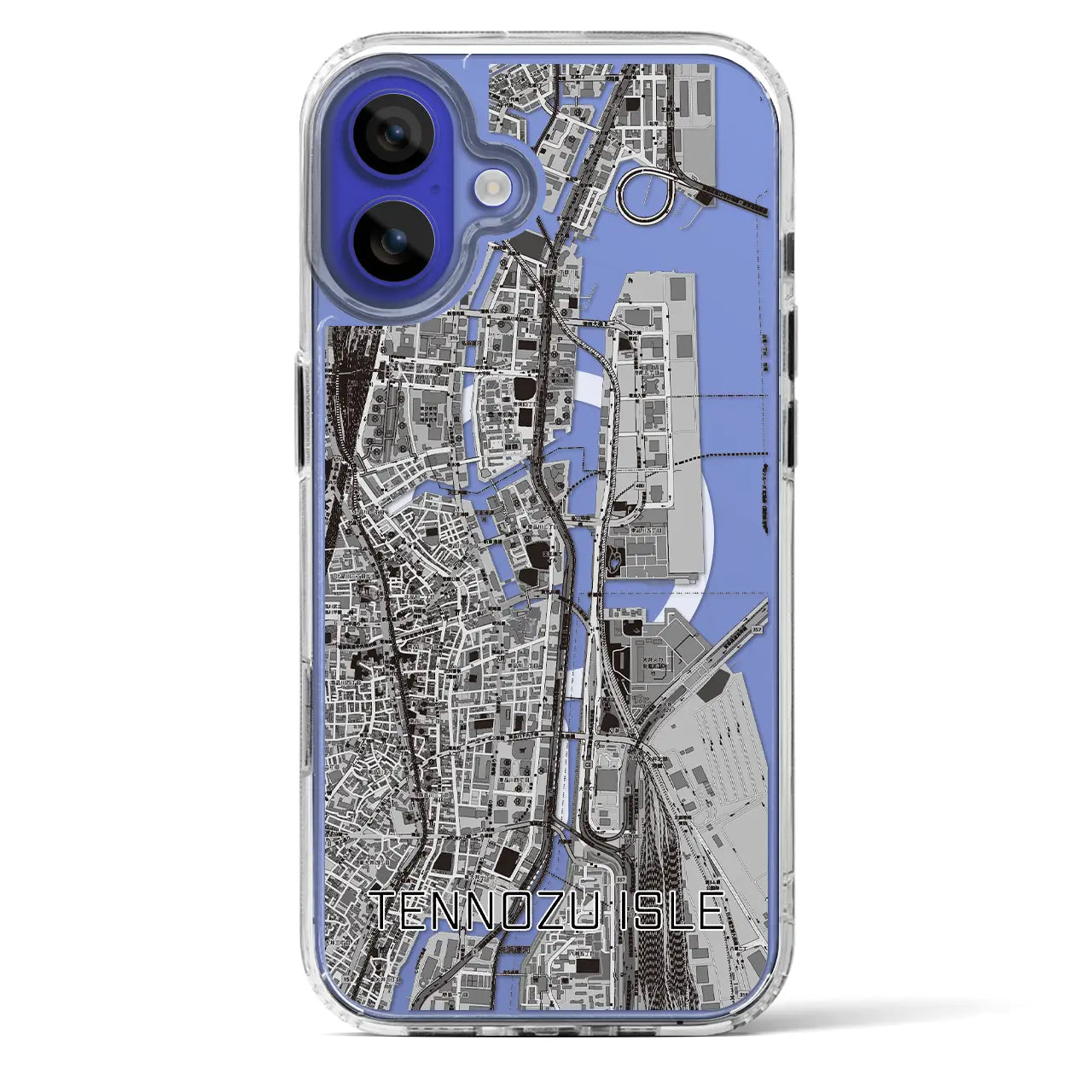 【天王洲アイル(東京都)】地図柄iPhoneケース(MagSafeタイプ)