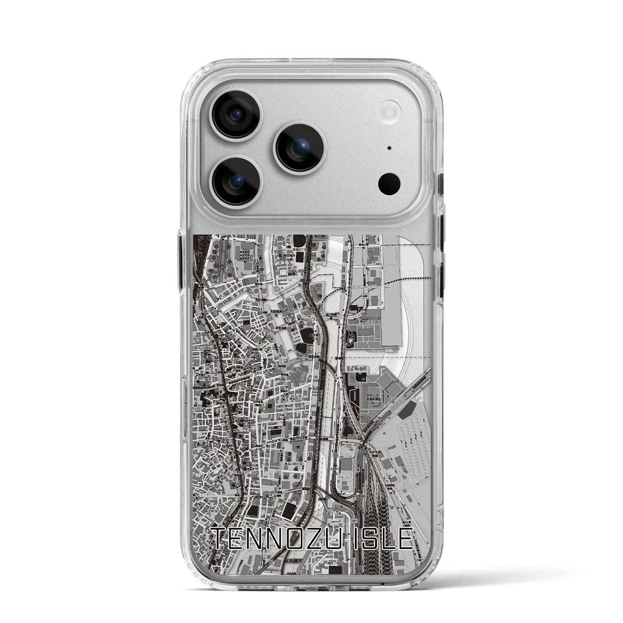 【天王洲アイル(東京都)】地図柄iPhoneケース(MagSafeタイプ)