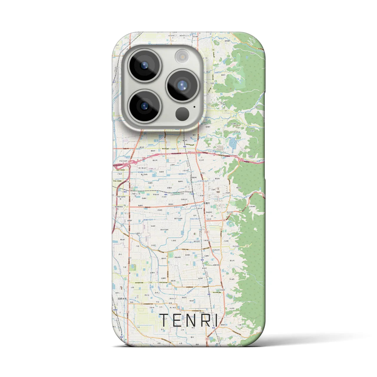 【天理(奈良県)】地図柄iPhoneケース(バックカバータイプ)