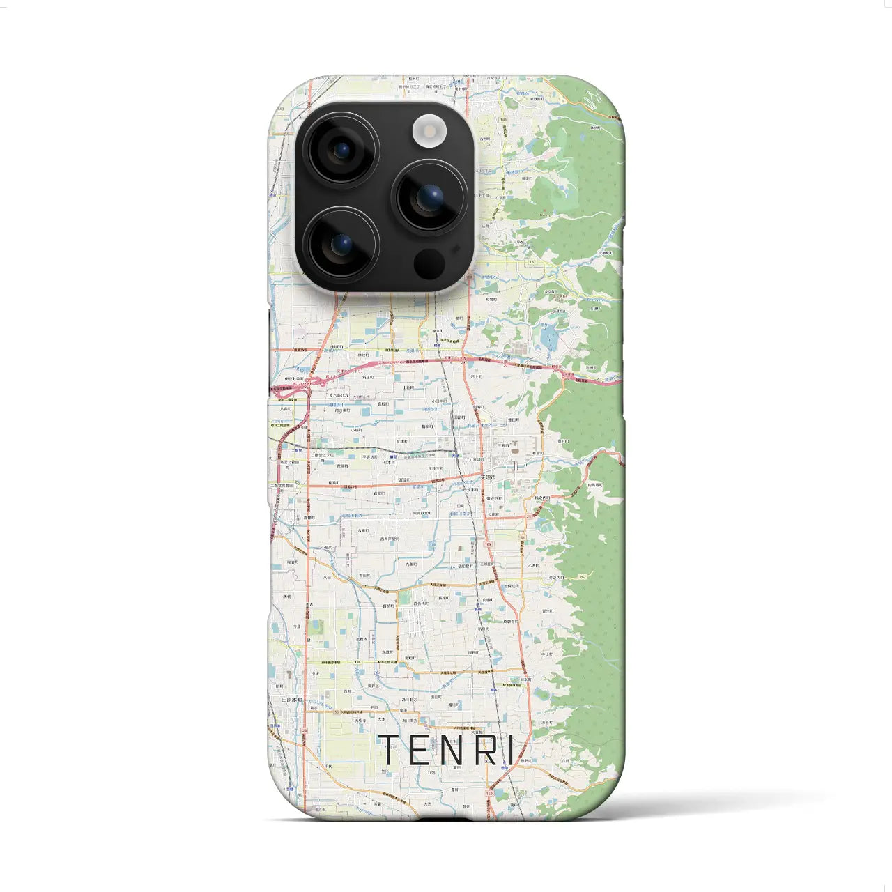 【天理(奈良県)】地図柄iPhoneケース(バックカバータイプ)