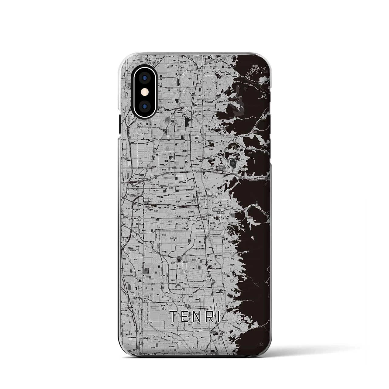 【天理(奈良県)】地図柄iPhoneケース(クリアタイプ)