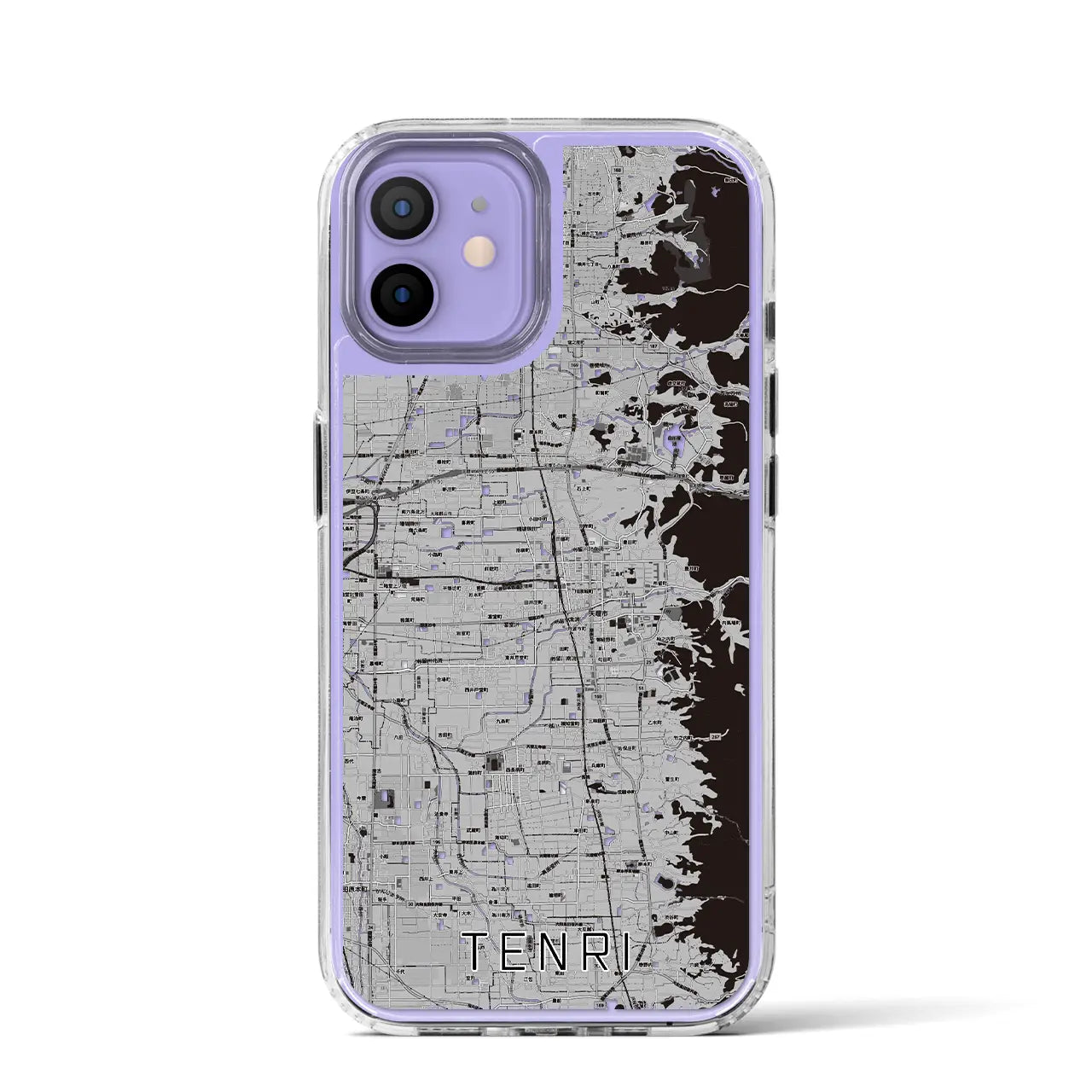 【天理(奈良県)】地図柄iPhoneケース(MagSafeタイプ)