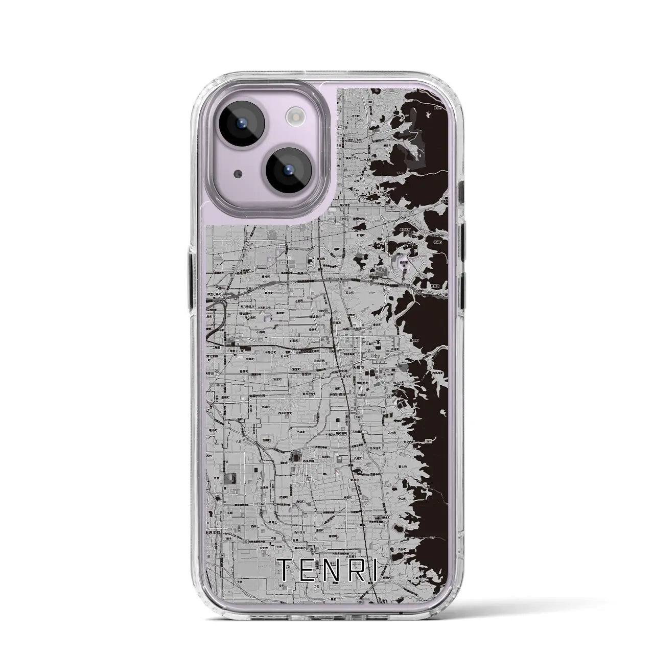 【天理(奈良県)】地図柄iPhoneケース(MagSafeタイプ)