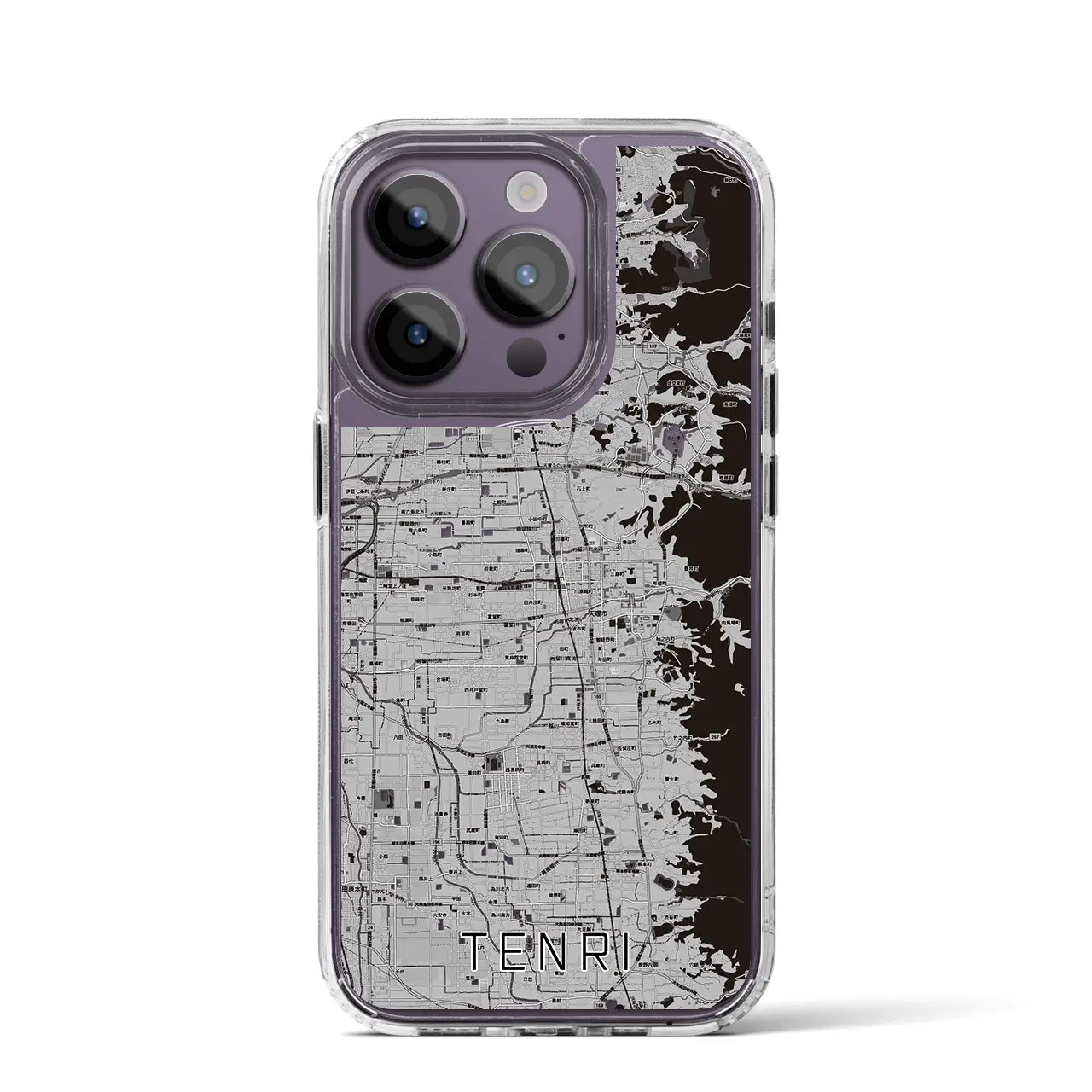 【天理(奈良県)】地図柄iPhoneケース(MagSafeタイプ)