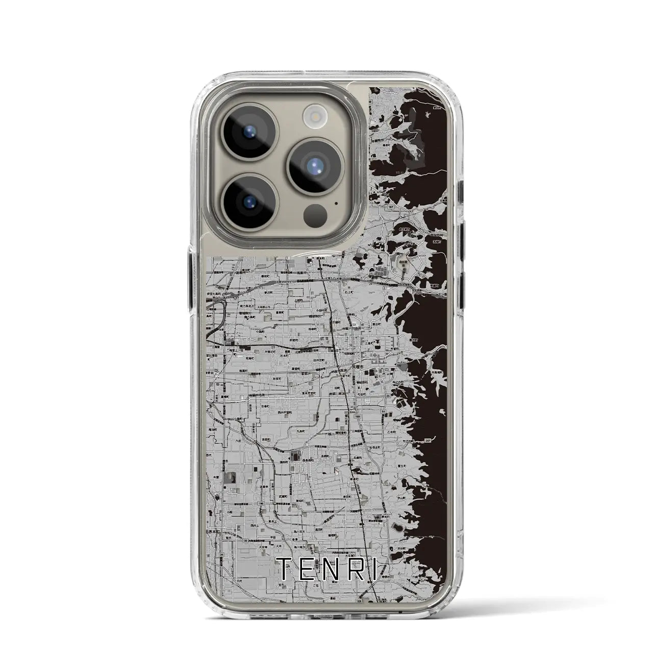 【天理(奈良県)】地図柄iPhoneケース(MagSafeタイプ)